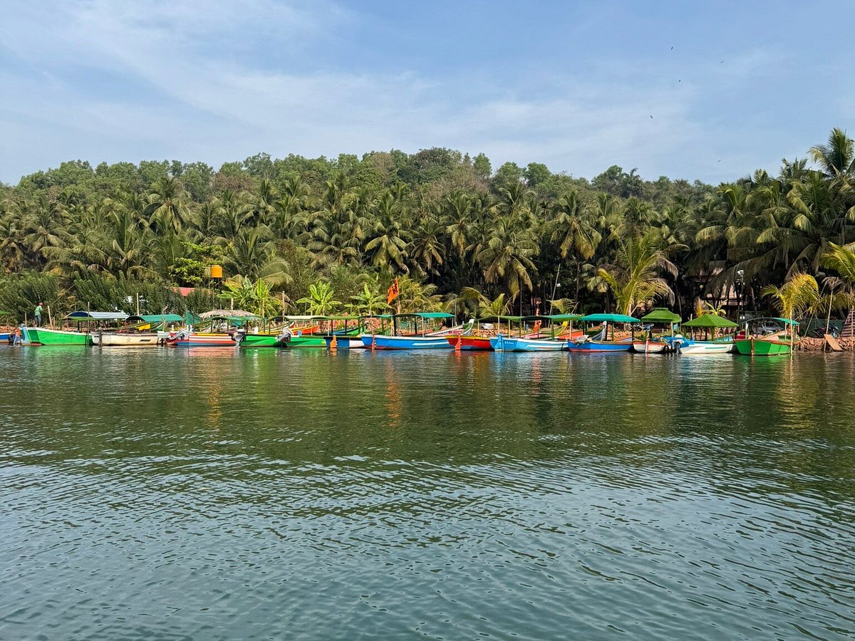 Boating on the backwaters near Honnavar